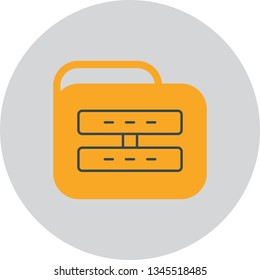 Vector Server Folder Icon Stock Vector (Royalty Free) 1325181659 ...