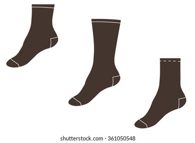 illustration. Set of socks illustration