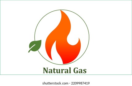 Illustration Showing Natural Gas Stock Illustration 2209987419 ...