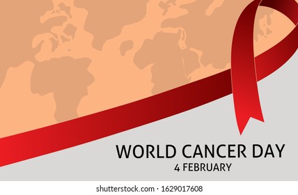 illustration of a simple and attractive world cancer day - Powered by Shutterstock