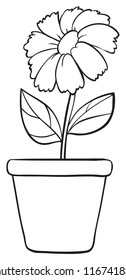 Illustration Simple Flower Stock Illustration 116741830 | Shutterstock