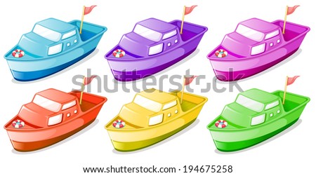 Image, Stock Photo Yellow boat at the lake