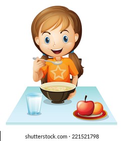 Eating Apple Clipart Images Stock Photos Vectors Shutterstock