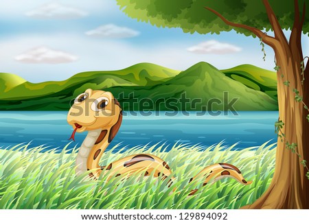 Similar – Image, Stock Photo Green tree python Snake
