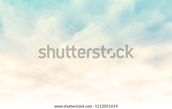 背景と壁紙に使用して動く雲のある 柔らかい空の背景のイラトス のイラスト素材