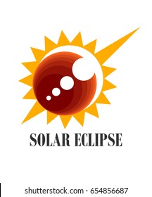 An Illustration Of Solar Eclipse Icon