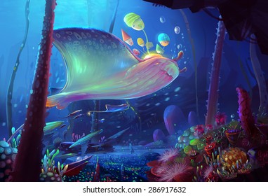 Illustration Song Sea You Never Know Stock Illustration