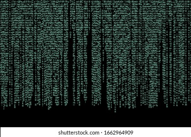 Illustration of source code written in programming language