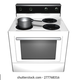 Illustration Stove Pot On Burner Stock Illustration 277768316 ...