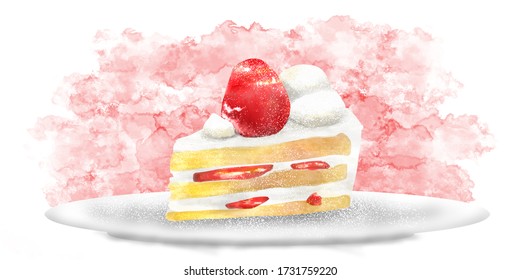 ショートケーキ イラスト のイラスト素材 画像 ベクター画像 Shutterstock