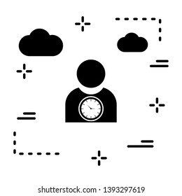 illustration timer Icon for your Project.