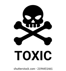 Illustration Of Toxic Chemical Symbol 