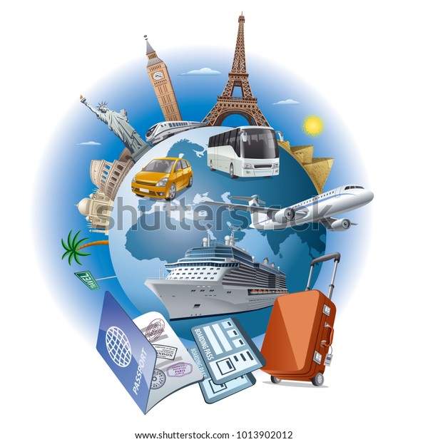 illustration of travel\
business