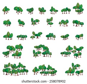 Green Apple Game Sprites Suitable Side: vector de stock (libre de ...