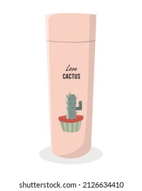 Illustration From Tumblr With Cactus