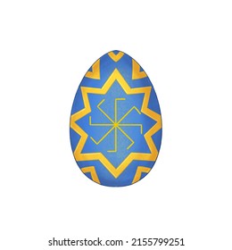 Illustration Of A Ukrainian Easter Egg (pysanka).