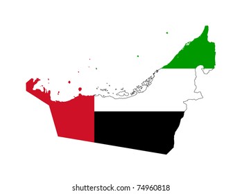 3d Paper Cut Map National Flag Stock Vector (Royalty Free) 1906486105 ...