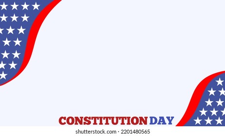 Illustration Of United States Constitution Day That Can Be Used As A Background


