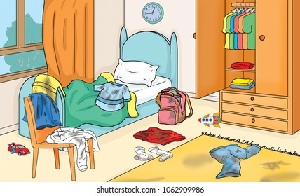 135 Student bed messy Images, Stock Photos & Vectors | Shutterstock