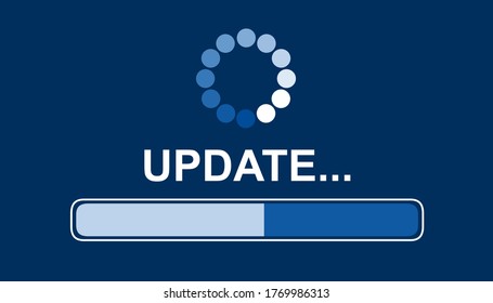 An Illustration Of An Update Status Sign