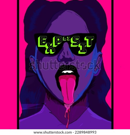 Illustration vector graphic of Explicit meaning. is the meaning expressed clearly, firmly, and frankly. So that the listener clearly understands the intent.