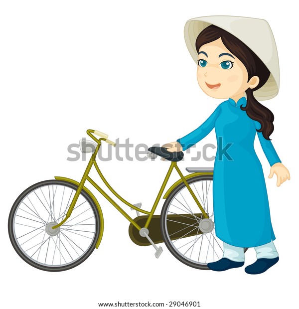 push bike girl