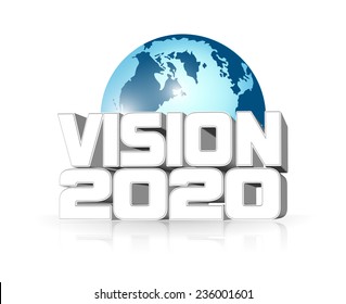 An Illustration Of Vision 2020 Icon