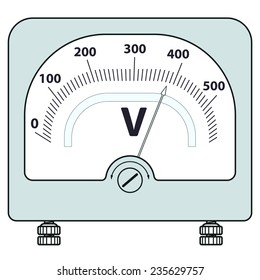 Illustration of the voltmeter icon
