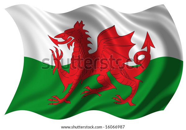 Illustration Wales Flag Stock Illustration 16066987