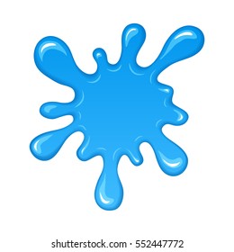 Illustration Water Drips Flowing Blob Splash Stock Illustration ...