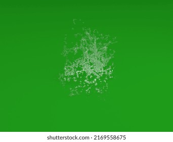 Illustration Of Water Splash Green Screen 3D Rendering Image HD