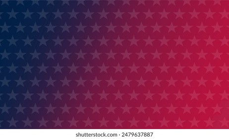  illustration of white star on glory red and blue gradient. USA flag illustration for background celebration. Abstract USA Flag Background. American Symbols - Powered by Shutterstock