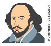 Illustration of William Shakespeare
