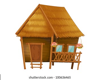 3d Render African Building Stock Illustration 36793810