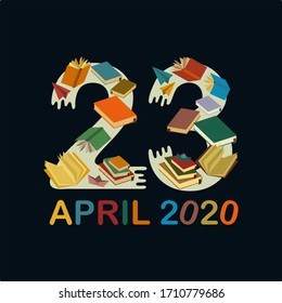 Illustration Of World Book Day 23 April 2020