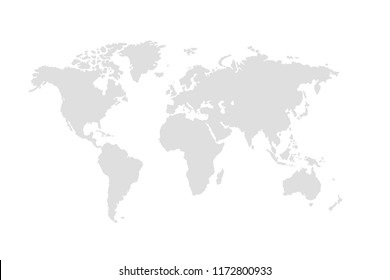 Illustration Of A World Map In Gray Tone Ideal For A Background