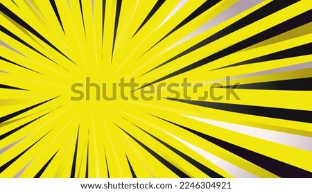Illustration of a yellow background with a comic theme. Perfect for comic backgrounds, banners, posters, stickers