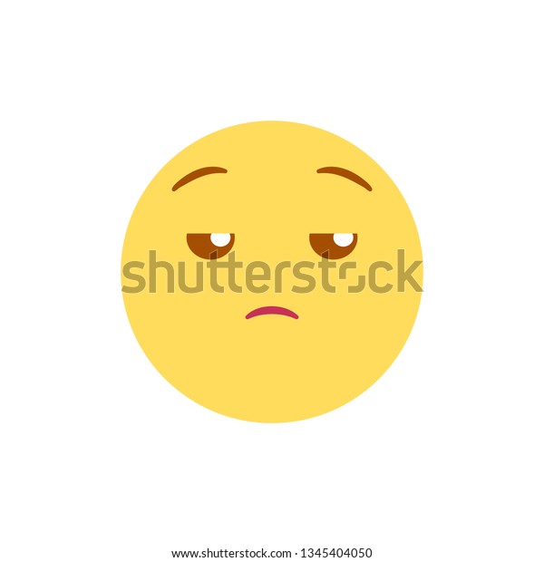 Illustration Yellow Emoji Isolated On White Stock Illustration ...