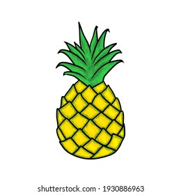 Pineapple Cartoon Images Stock Photos Vectors Shutterstock