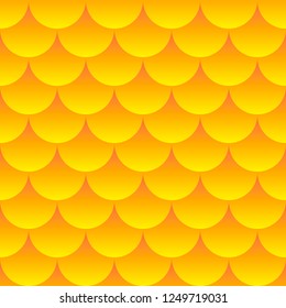 Illustration Yellow Scale Pattern Seamless Background Stock ...