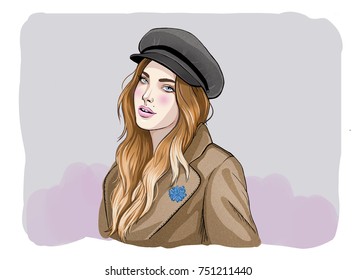 Newsboy Cap Images Stock Photos Vectors Shutterstock