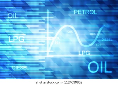 Illustration-Concept Of Oil Price