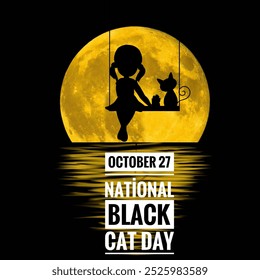 Illustrations for 27 October World Black Cat Day - Powered by Shutterstock