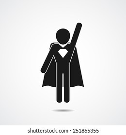  Illustrations Superhero Icon