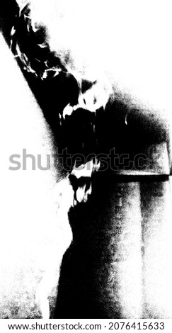 Illustrious pattern created, to express the emotions and expressions  in black and white vintage style