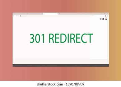 Illustrtion Of 301 Redirect HTTP Status Code