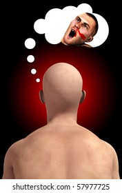 Image about violent thoughts.