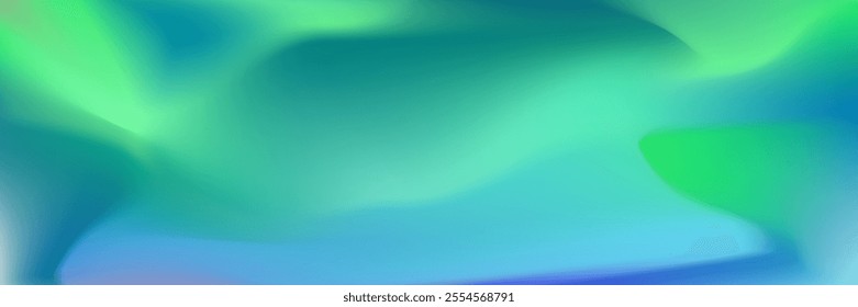 Image abstract background set. Minimalist style. Flat concept. 1 landscapes collection. Clouds by the water, road between mountains, rovaniemi, aurora in the Arctic, night boreal. Design Banner