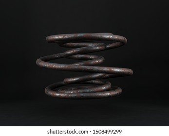 The image of a bionic figure, 3D rendering