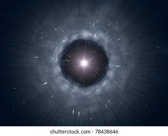 An image of a black hole background